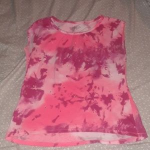 pink tie dye shirt